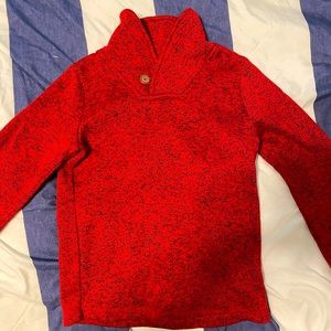 Boys size 6 fleece lined sweater